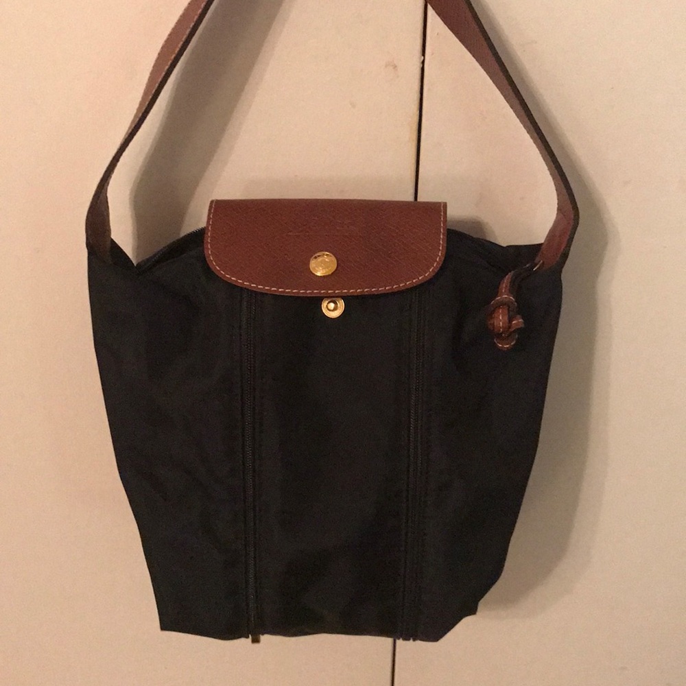 Longchamp Le Pliage leather trim expandable bag - Picture 4 of 4